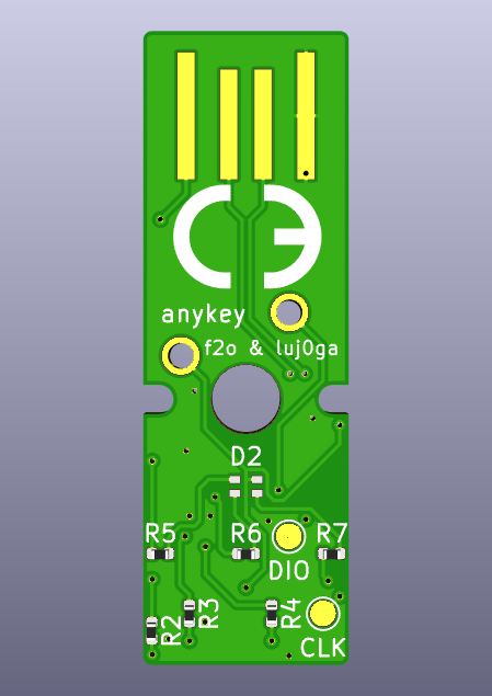 Front of anykey pcb