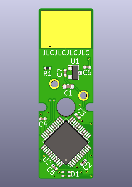 Back of anykey pcb